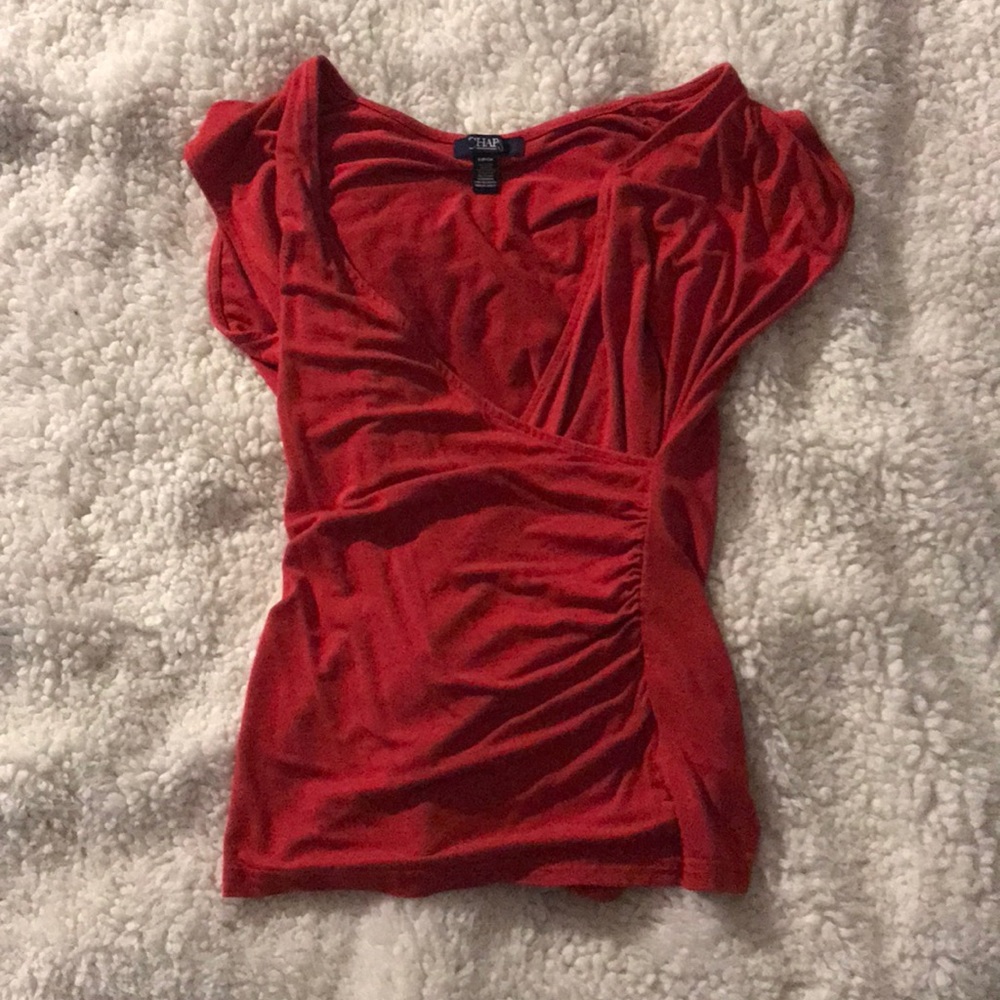 A red cross blouse